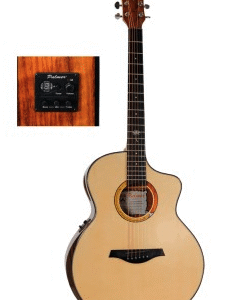 Palmer Grand Auditorium CE Spruce Top, Deluxe Armrest Bevel w/Bass Port